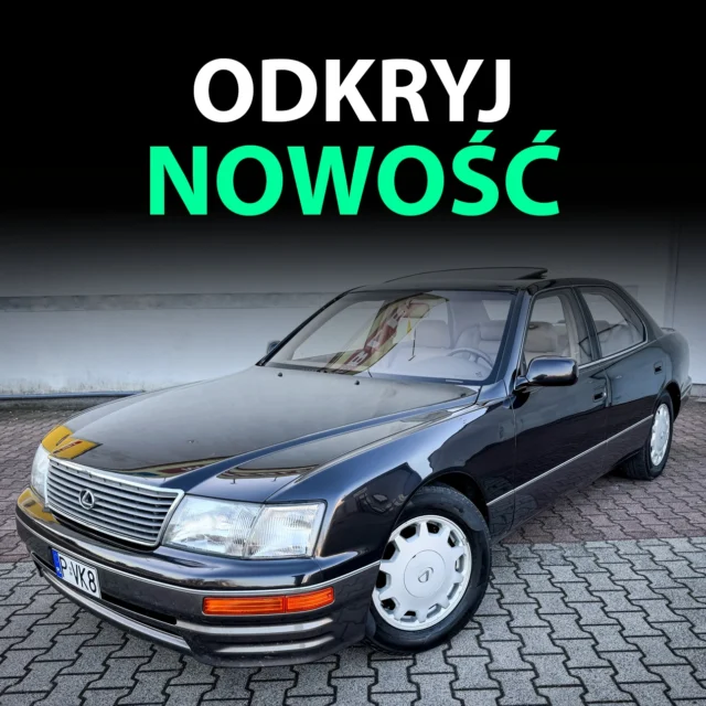 🚗 LEXUS LS400 📣🗓️Rocznik: 1995
🔻Pojemność: 3969 cm3
🔻Rodzaj skrzyni: Automatyczna
🔻Moc: 264 KM📍Lokalizacja: LesznoLexus LS 400 to luksusowa limuzyna, a prezentowany egzemplarz pochodzi z pierwszej generacji. Auto oferuje niezwykle płynną jazdę dzięki mocnemu silnikowi V8 i dobrze zestrojonemu zawieszeniu. Wnętrze cechuje się wysokiej jakości materiałami, przestronnością oraz komfortem dla kierowcy i pasażerów. Systemy wyposażenia obejmują m.in. klimatyzację automatyczną, elektrycznie sterowane fotele i wyciszone drzwi. LS 400 łączy prestiż, niezawodność i komfort podróżowania, co uczyniło go jednym z ikon japońskich limuzyn. 🚗Sprawdź więcej na ClassicBox! 🌟